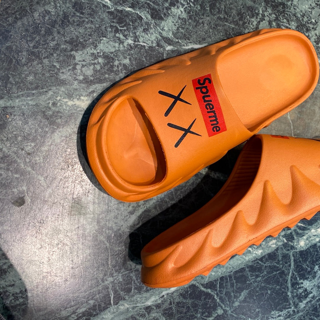 Orange Brown Tan Spuerme XX Fat Summer Print Red White Black Purple Heavy Slipper