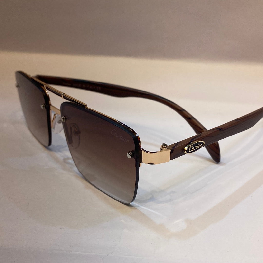 RAC Brown Frame Brown Shade Unisex Branded Sunglasses 5059 4820-135