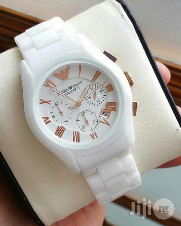 Mra White Chain White Copper Dial Men Watch