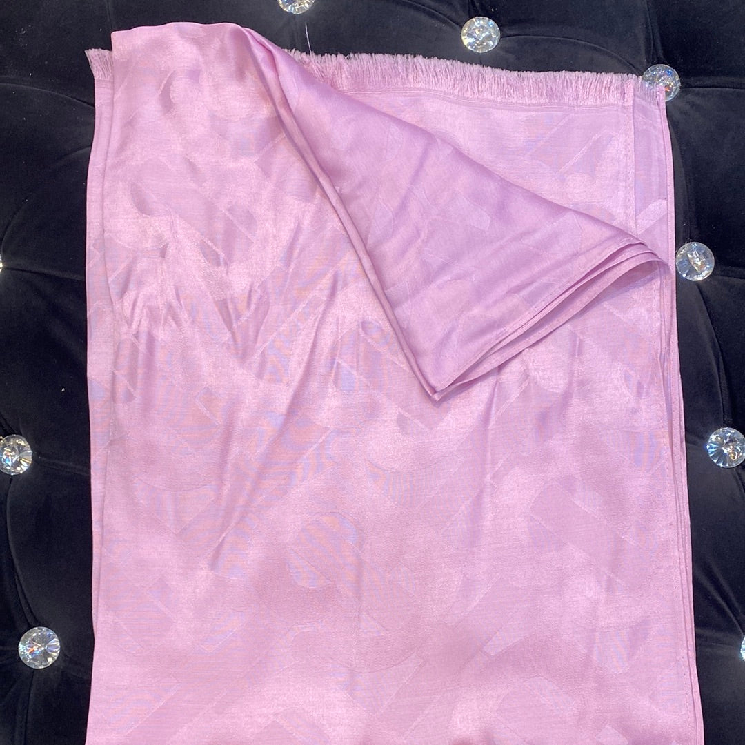 RUB BUR Pink Colour RUB Bur Print Heavy Quality Muffler 9356