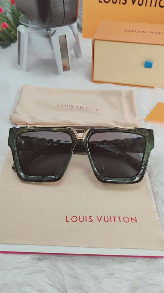 Uol Green Frame Black Shade Unisex sunglasses Z1502w 60 16 141