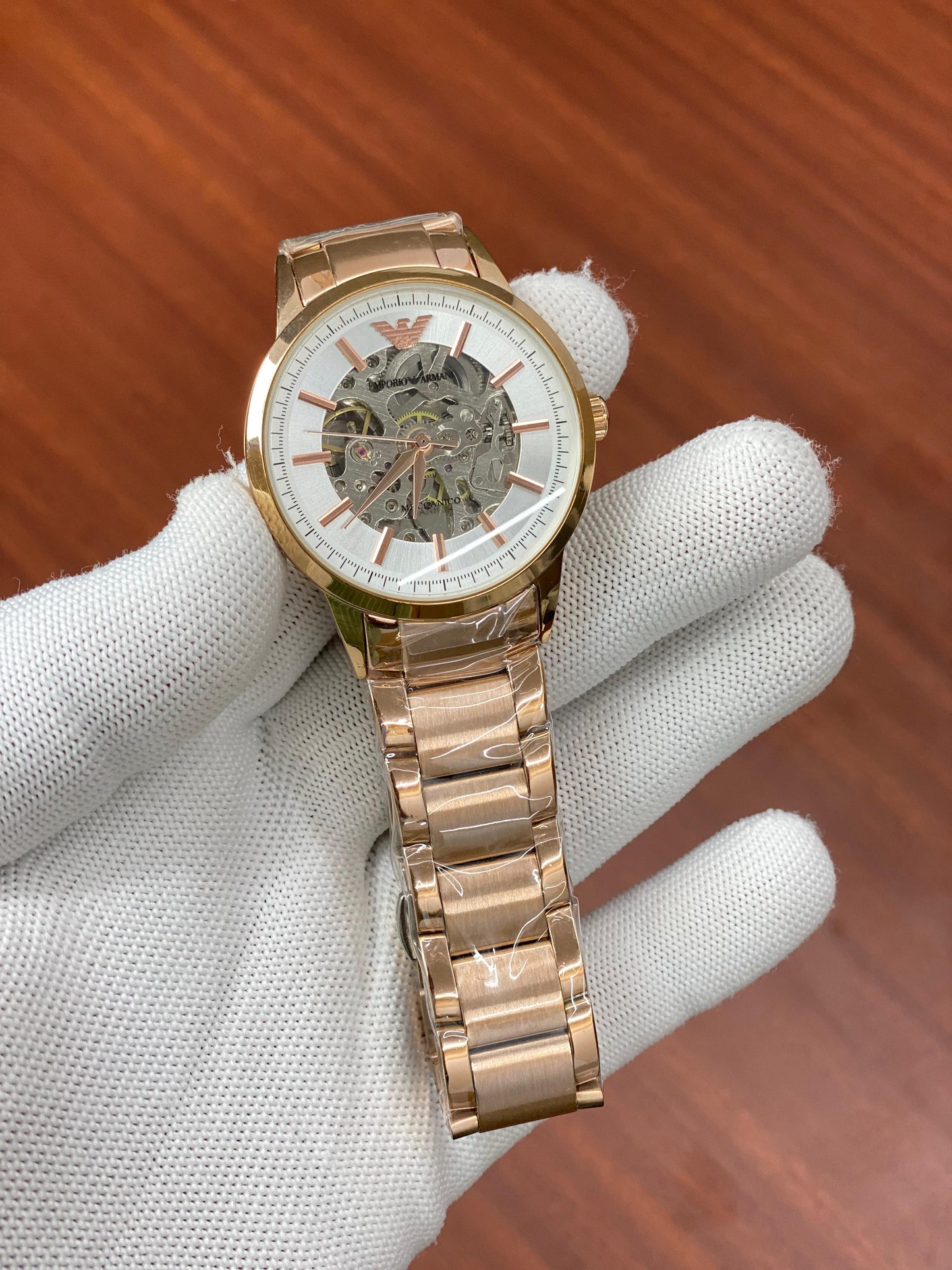 Mra Copper Chain White Silver Dial Automatic Men Watch 987768
