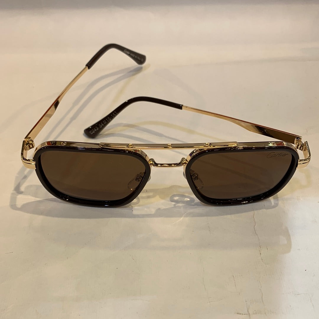 RAC Brown golden Frame Brown Shade sunglasses C243 54 18-141