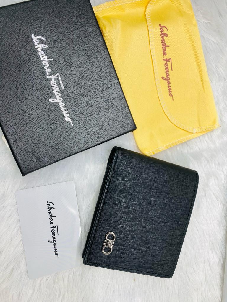 FER REF Branded Luxury Italian Leather Black Colour Wallet 86216