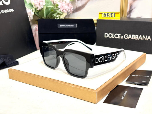 Uol Black Frame Black Shade Unisex Sunglass Dg6184 52 19-140 c2