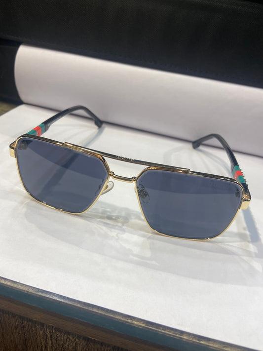 CUG Golden Frame Black Shade Sunglass GG1235 60 14 142