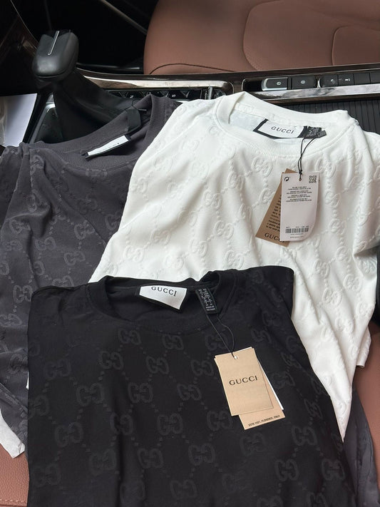 CUG Black Colour Monogram Premium Quality Tshirt 65608