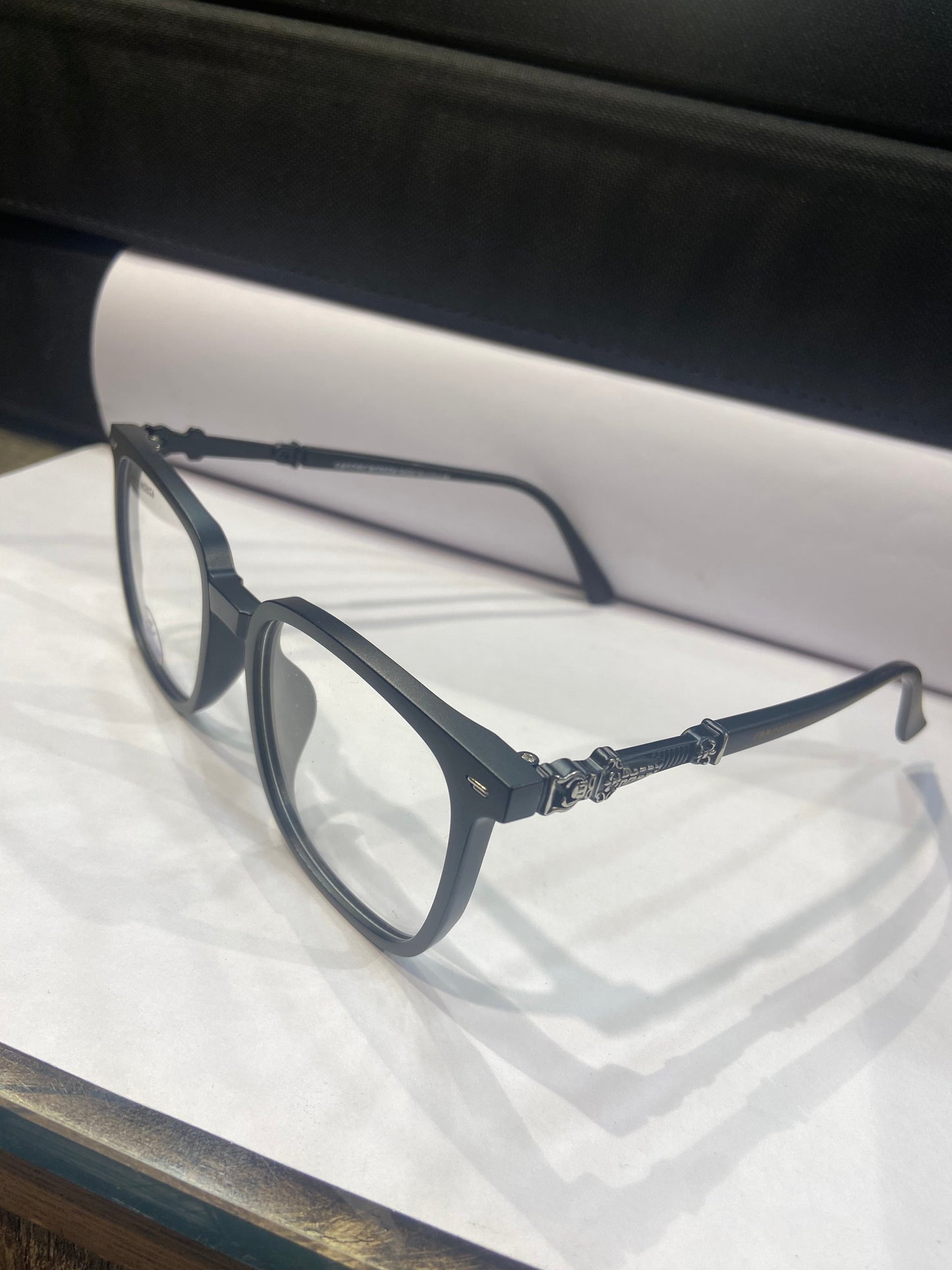 RHC CH HC Matte Black Frame Transperant Shade Unisex Branded TR90 81254 52 21-144