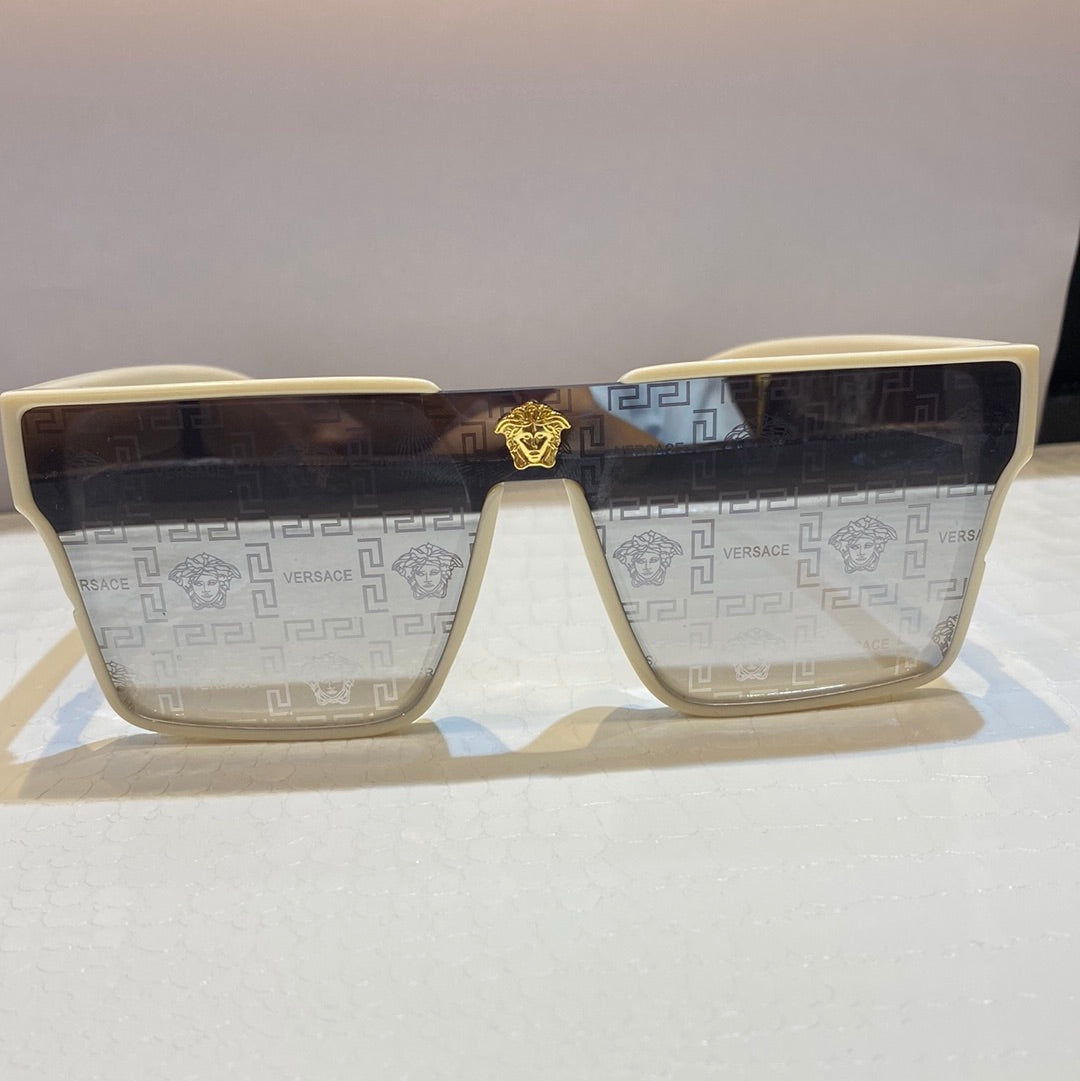 Rev White Frame Rev Print Shade Unisex Sunglasses 8944 56 17 138