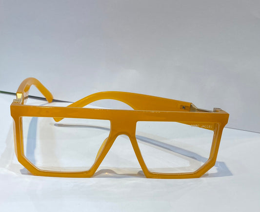 RAM Orange Frame Transparent Shade Unisex Sunglasses