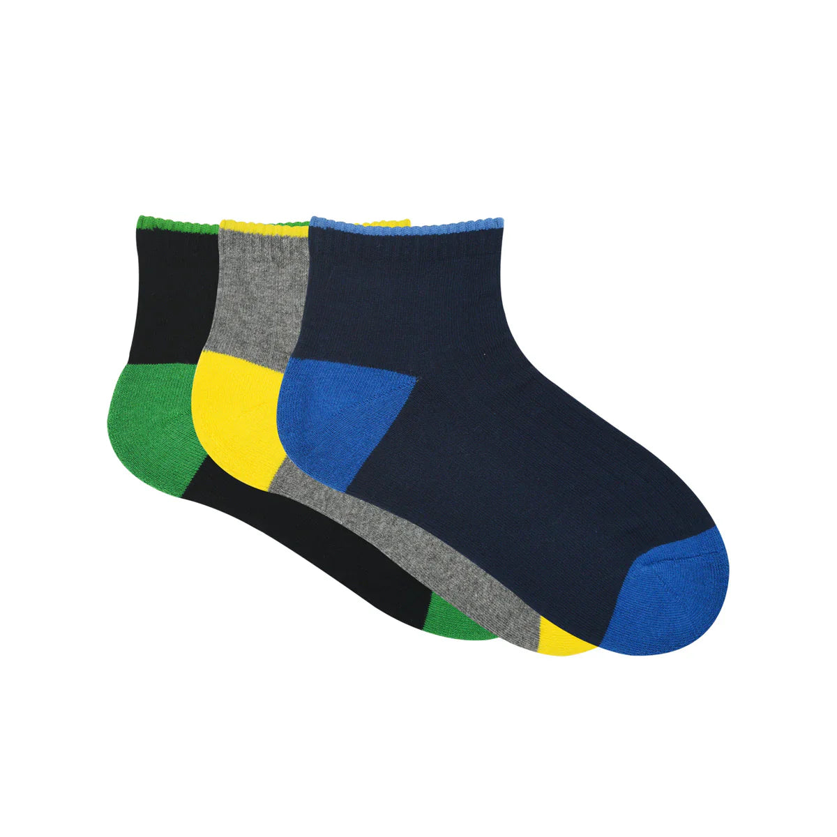 BALENZIA ANKLE SOCKS FOR MEN (PACK OF 3 PAIRS/1U)- SPORTS SOCKS