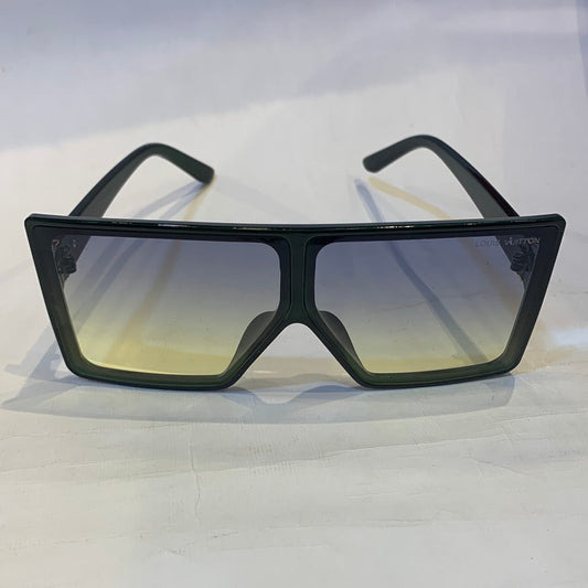 UOL VL Glossy Green Frame Yellow Black Shade Sunglass