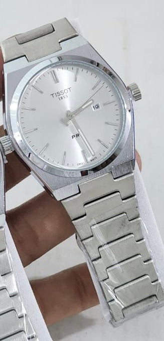 Sit Silver Chain White Dial Men Watch 901741