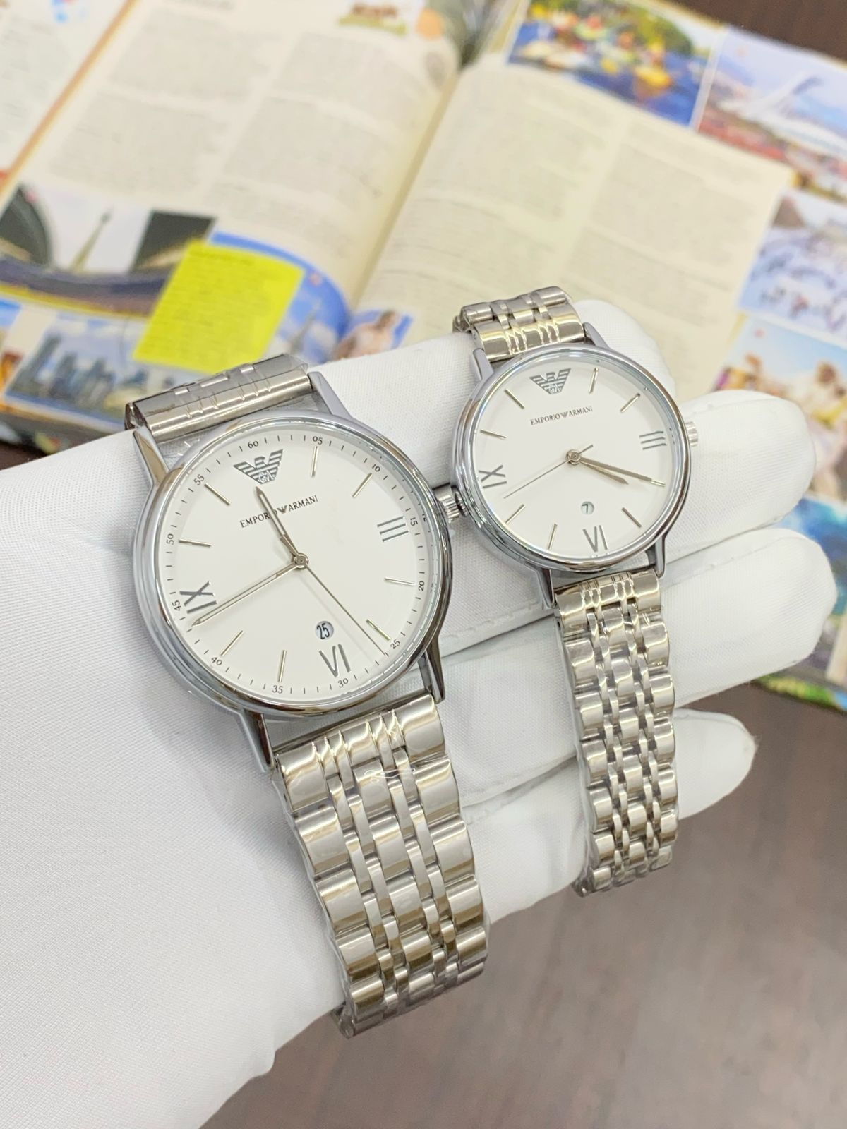 Mra Silver Chain White Dial Ladies Watch 901843