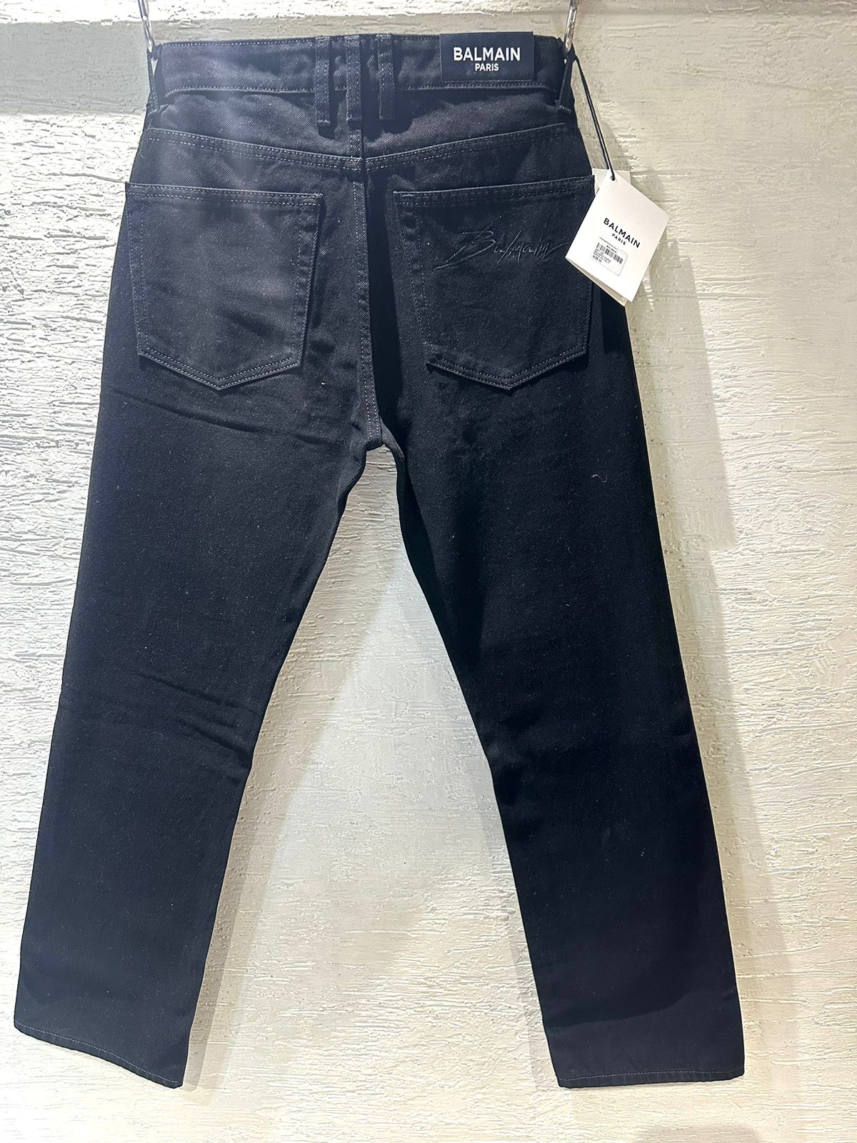 LAB Black Colour Premium Quality Rough Look Straight Fit Jeans  86208