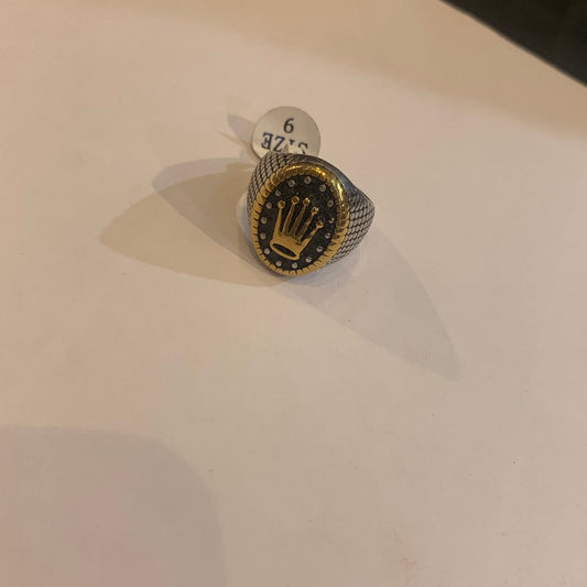 Silver Gold Black Color Stainless Steel Premium Quality Men’s Ring 50338