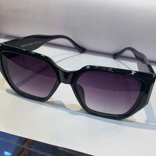 Rev Black Frame Trancy Purple Shade Unisex Sunglass W202 57 16-142 C2