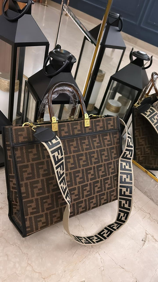 Nef Multi Colour Ladies Tote Bag With Sling 2090