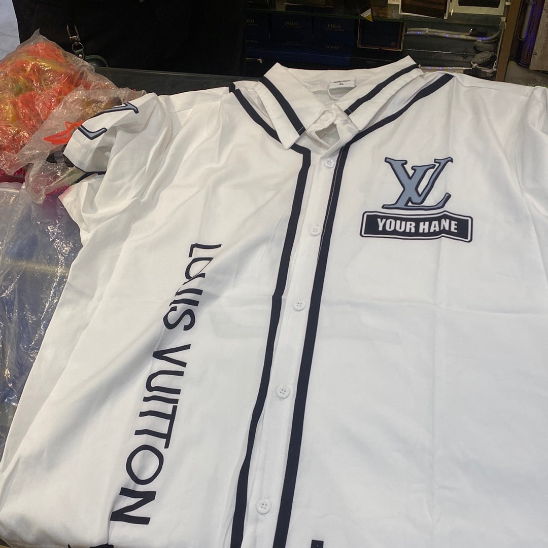 Vl white Colour With VL Print Premiere Quality Half Sleeves Shirts 65711