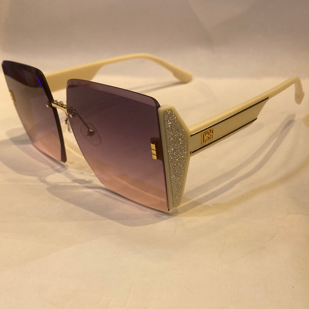 OID Frameless Pink Shade Sunglass