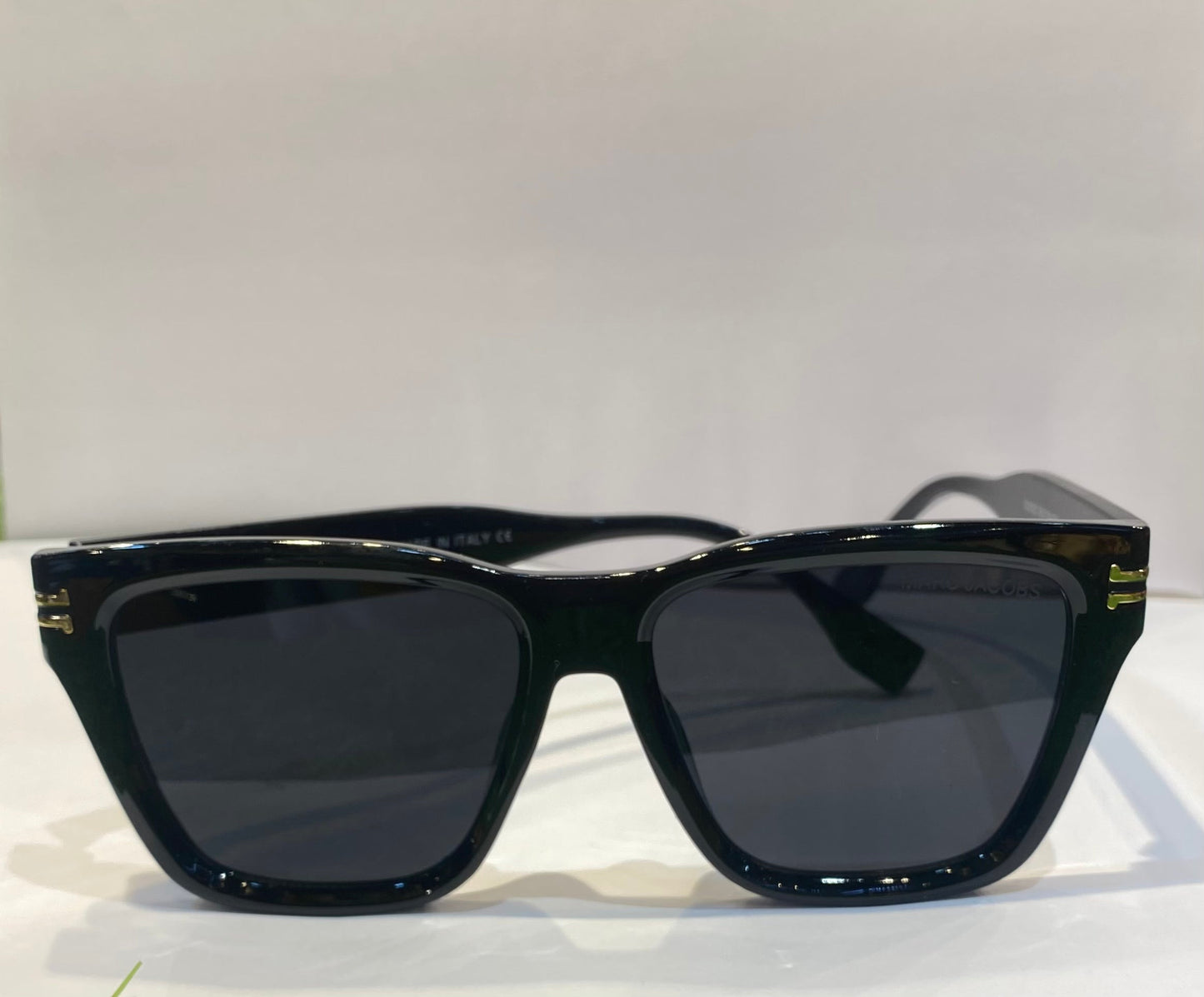 RAM Glossy Black Frame Black Shade Unisex Sunglasses MJ1002 56 18 138