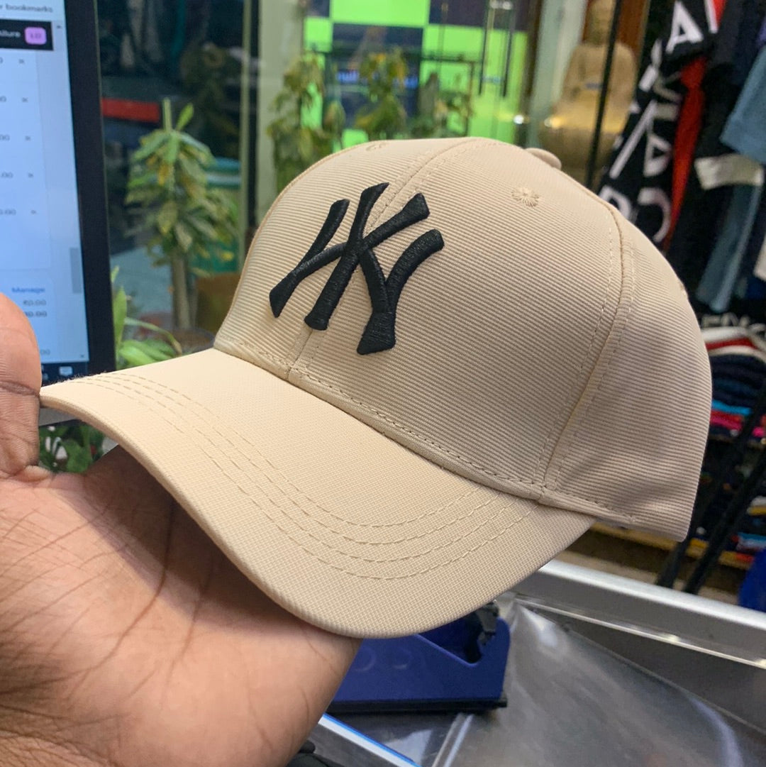 YN Black Cap White Embroidery 300187