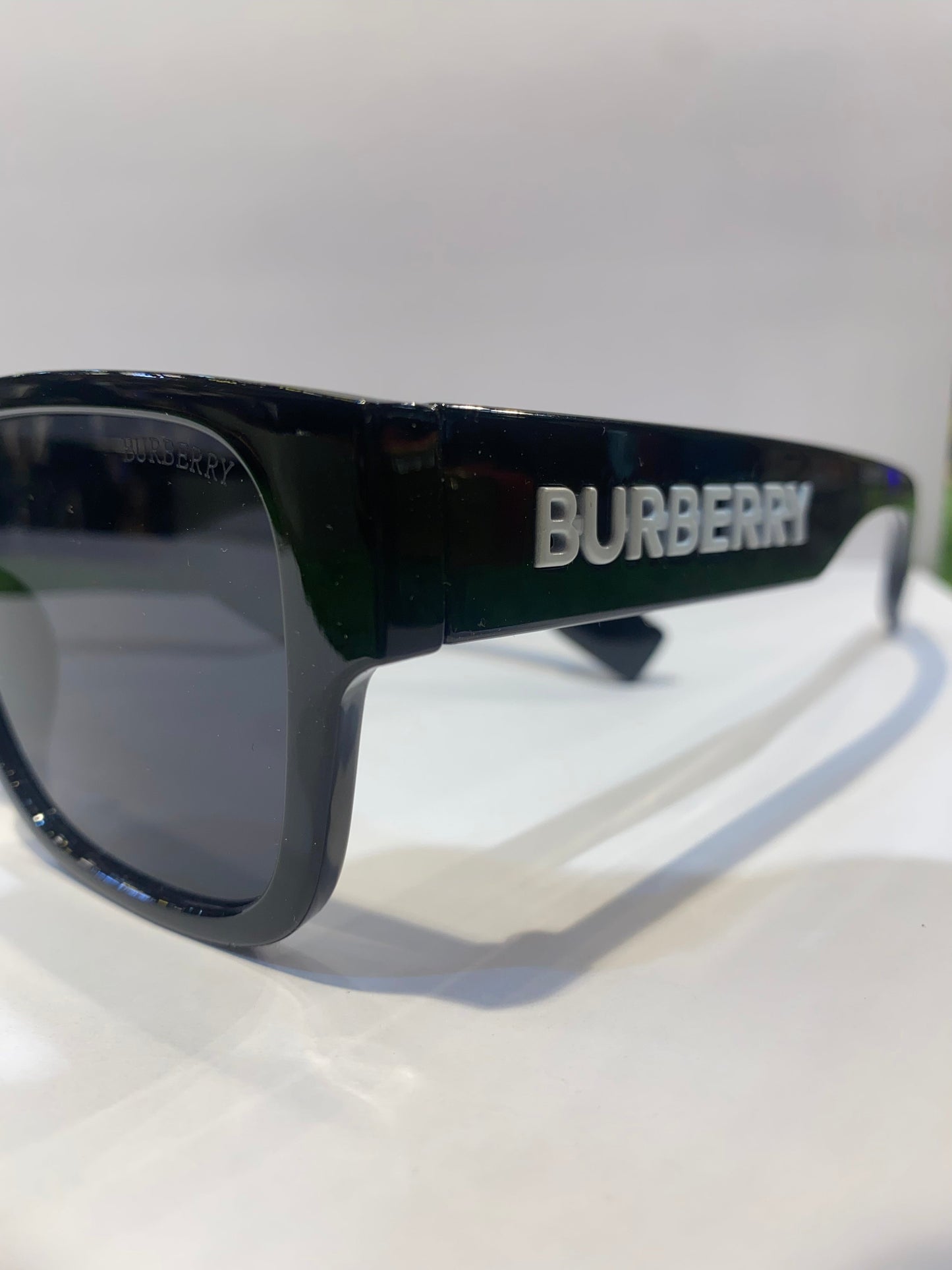 RUB Glossy Black Frame Black Shade Unisex Sunglasses Be4358 54 20 142