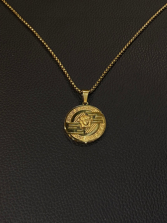 REV Gold Colour stainless steel Pendant 987621
