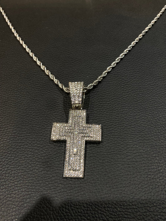 Silver Diamond pendant 987316