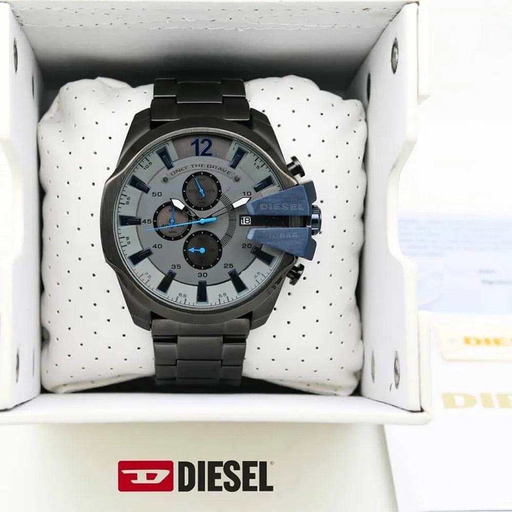 EID Black Chain Black Dial Jap Machinery Heavy Men's Watch 987908