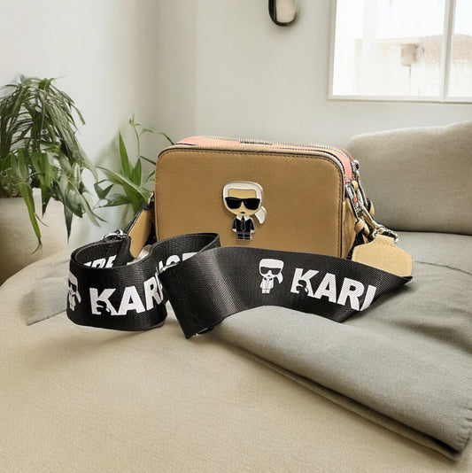 RAK KAR Beige Pink Colour Fashionable Side Sling Bag 86855