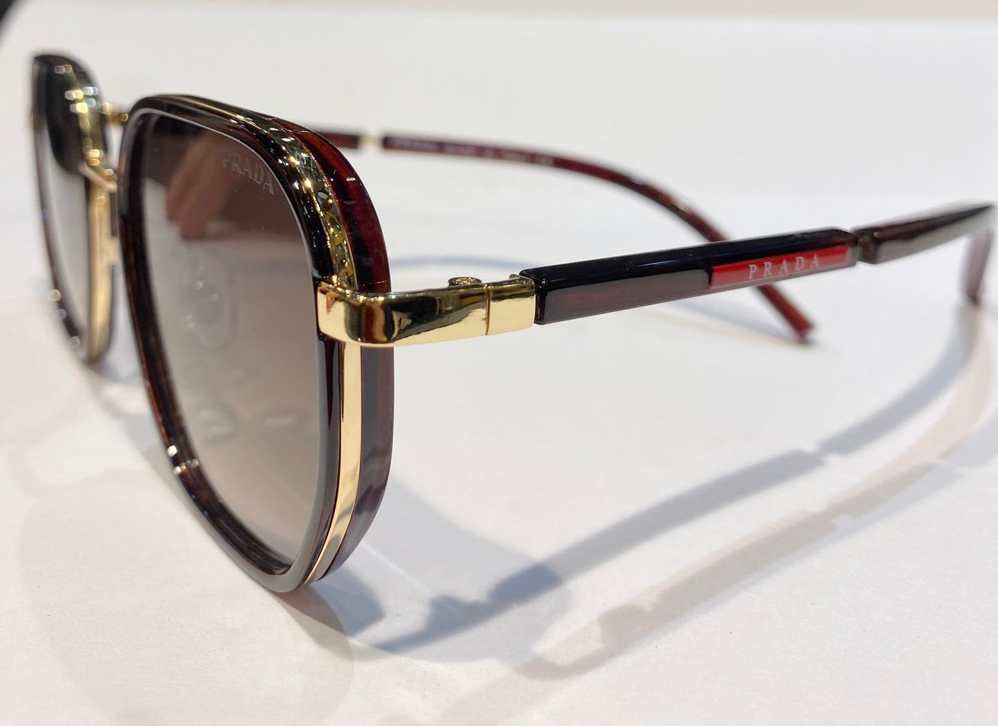 ARP Brown Golden Frame Brown Shade Sunglass SPS07QS 50 18-149