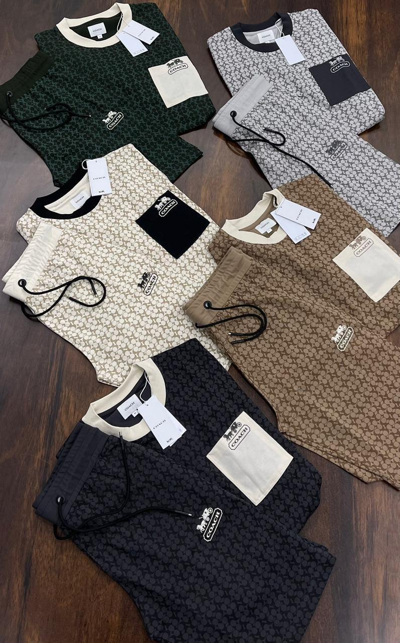 Aoc Brown Colour aoc Print Drop Should Coord Set Premium Quality 360008
