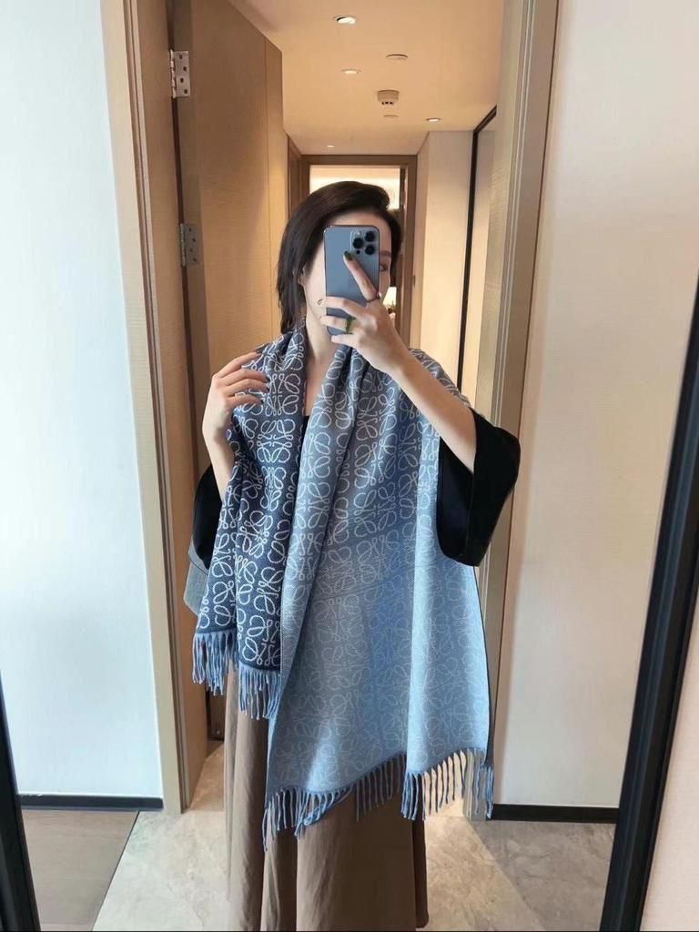 Eol Blue Colour Unisex Stole 981047