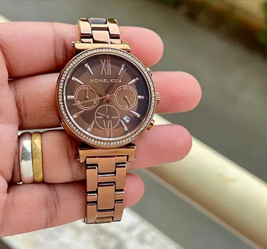 Cim Brown Chain Brown Dial Ladies Watch 901761