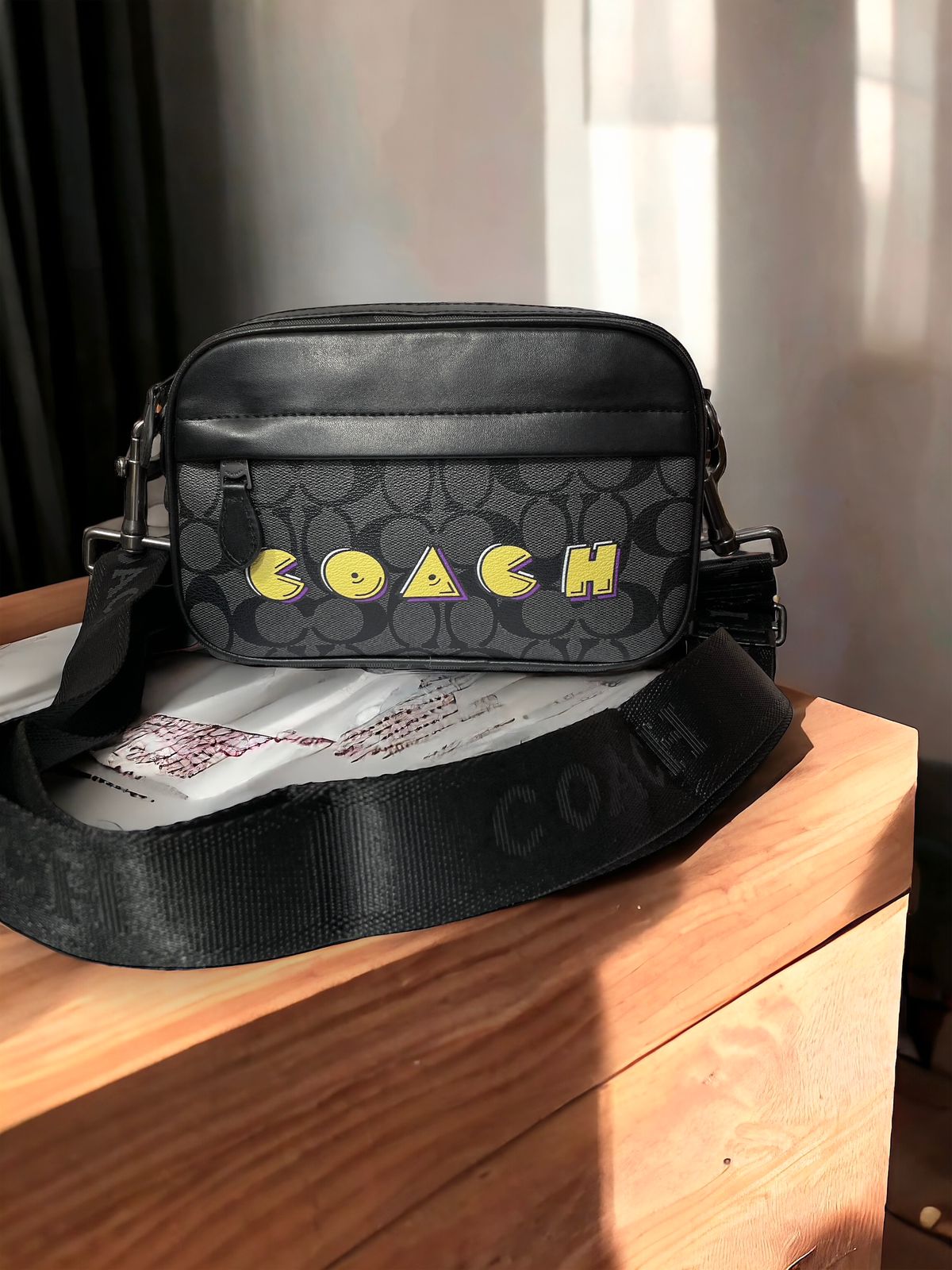 AOC Black Colour Side Sling Bag 987216