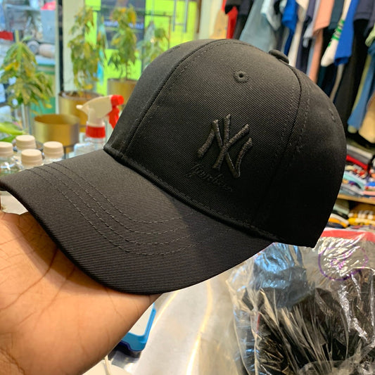 YN Black Color Front logo Cap 10832