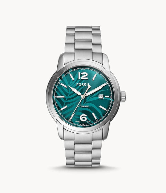 Sof Silver Chain Green Dial Ladies Watch 901527