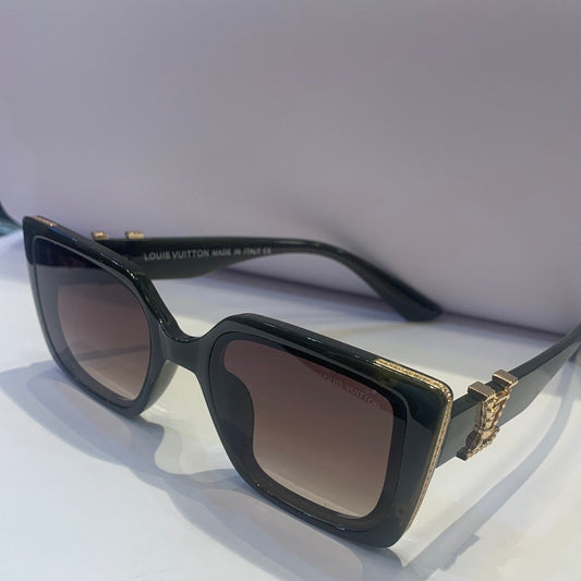 Uol Green Frame Brown Shade Unisex Sunglasses M9036 55 20 140 C4