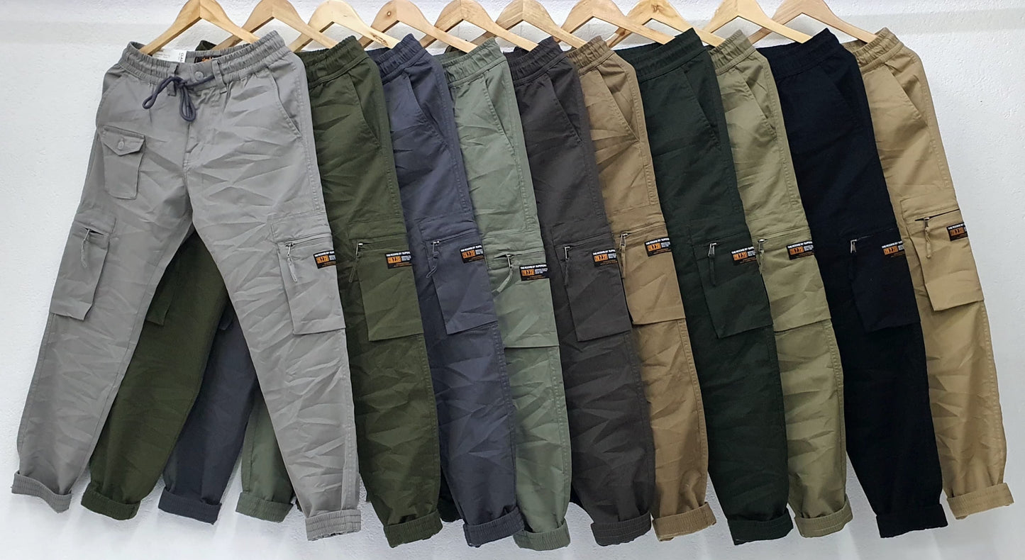 SUP PUS Green Colour With Multiple Pocket Jogger Cargo 131023