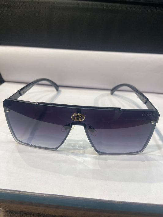 Cug Black Frame Black Shade Unisex Sunglasses 23080 60 14 142