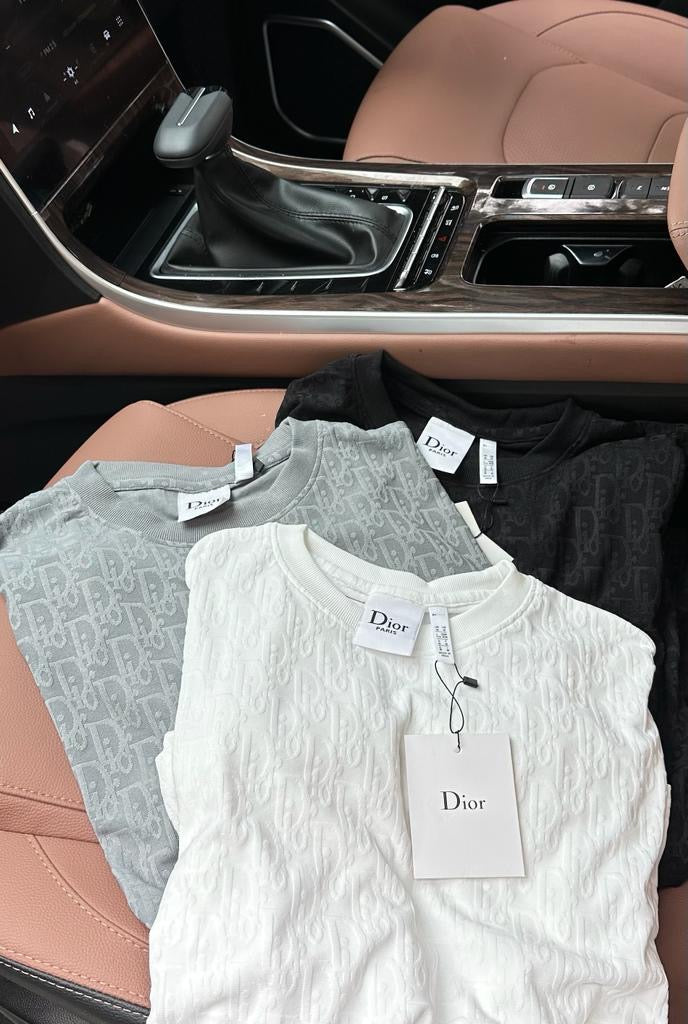 OID Grey Colour Monogram Premium Quality Tshirt 65613