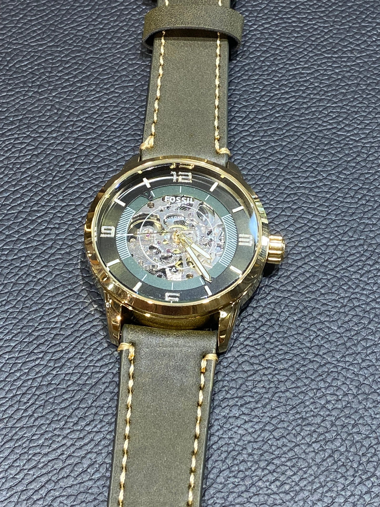 SOF Green Strap Gold Ring Green Dial  Automatic Men's Watch 987938