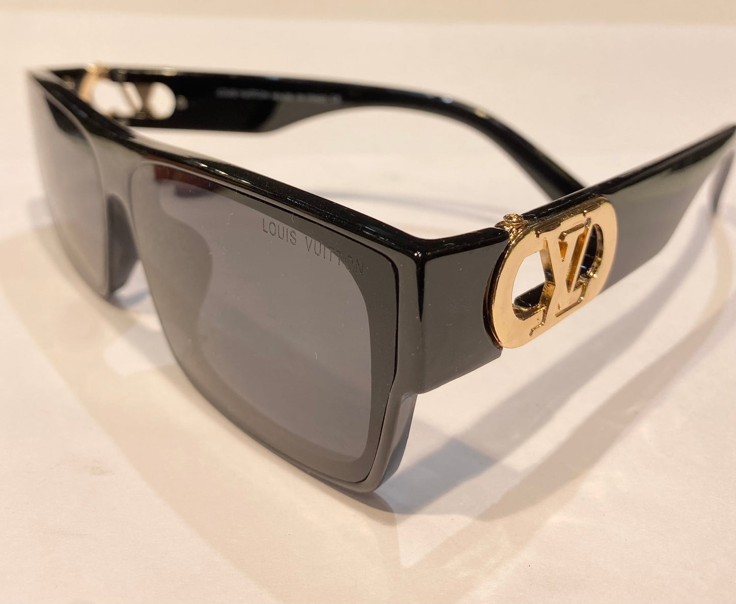 UOL Black Frame Black Shade Premium Quality Sunglass 22046 53 22-141