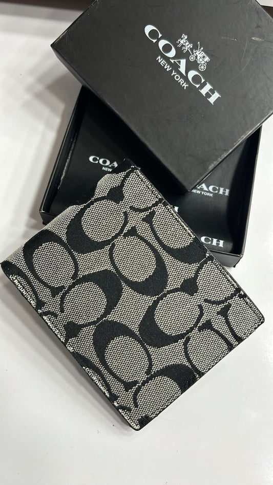 Aoc Grey Colour Cc Print Men Wallet 86220