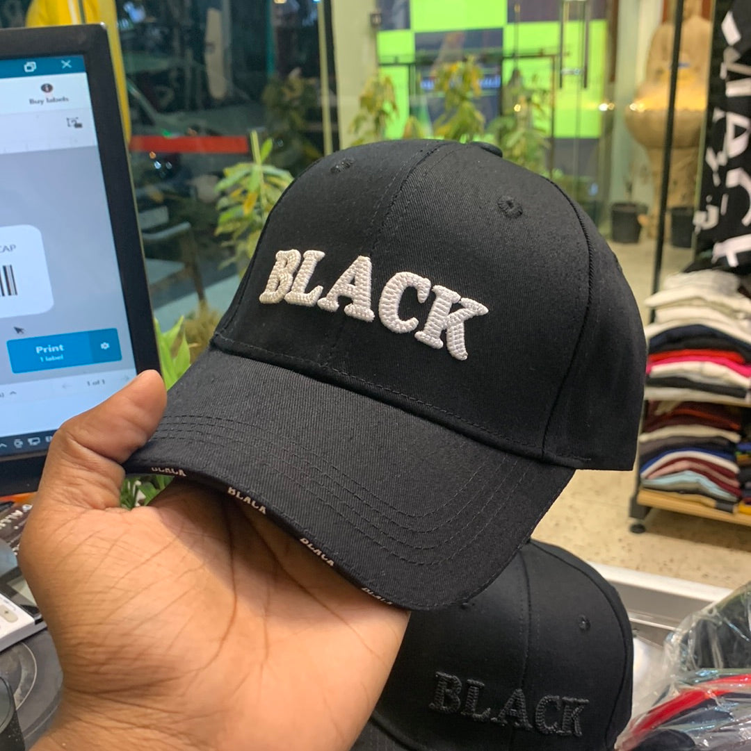 Black Cap With Black ALB Logo Cap 35358