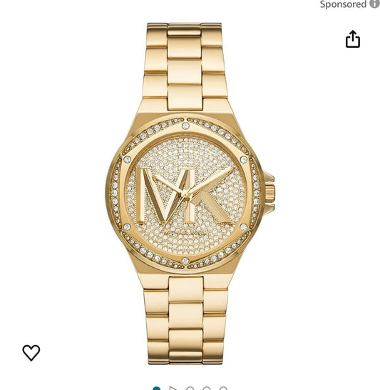 CIM Gold Chain Diamond Dial Ladies Watch 901635