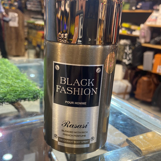 Black Fashion Pour Homme Rasasi Deo