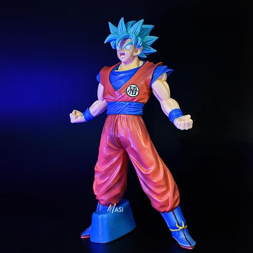 Dragon Ball Z Blue Goku Action Figure - 28 cm (Son Goku Blue Hair) 902016