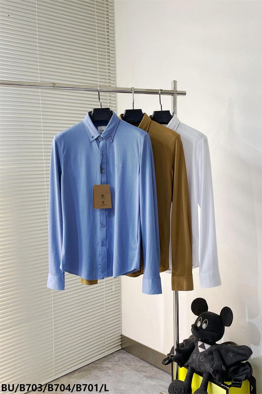 RUB Brown Colour Plain Premium Quality Full Sleeve Shirt 704